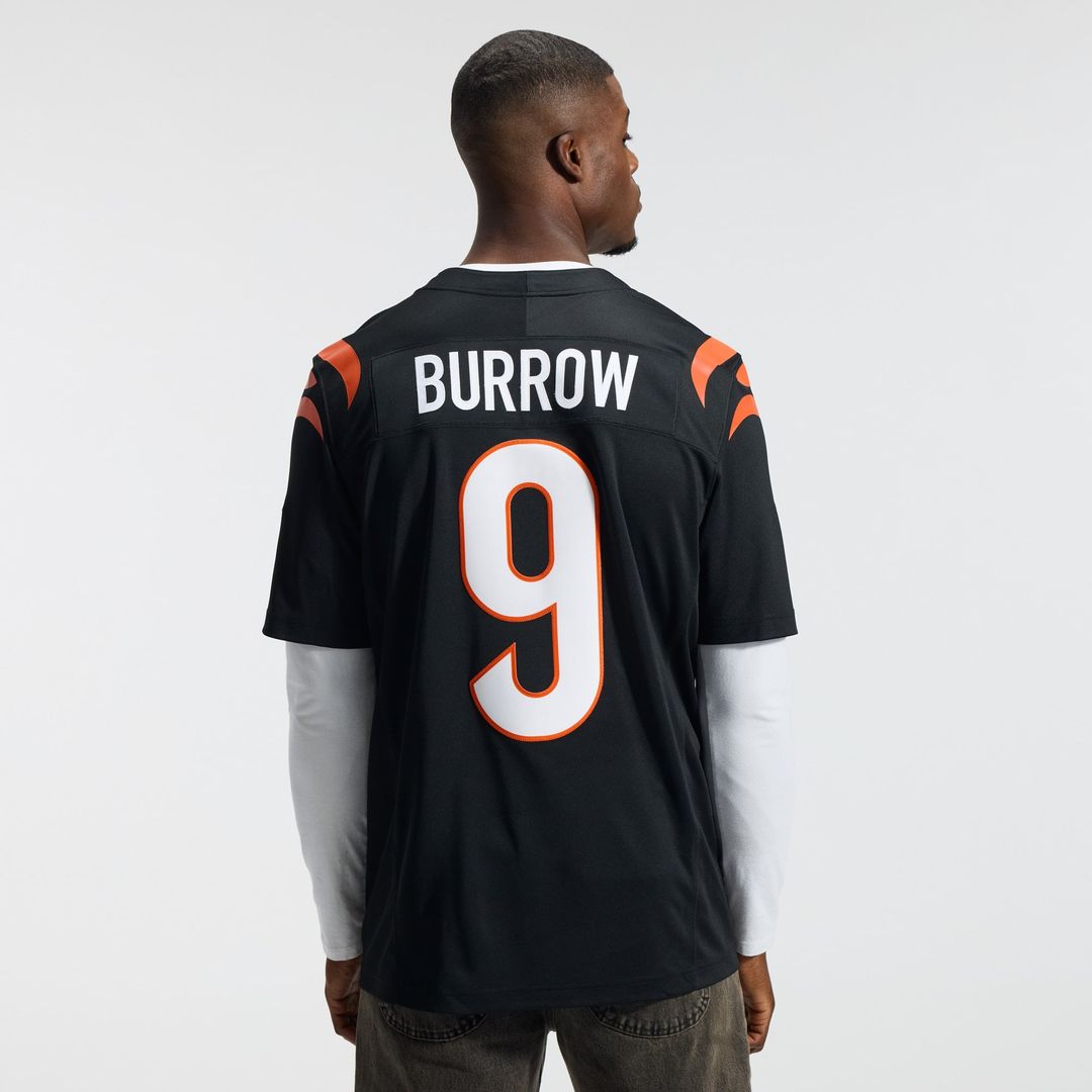 Cincinnati Bengals Joe Burrow Nike Alternate Vapor F.U.S.E. Stitched Limited Jersey - Orange