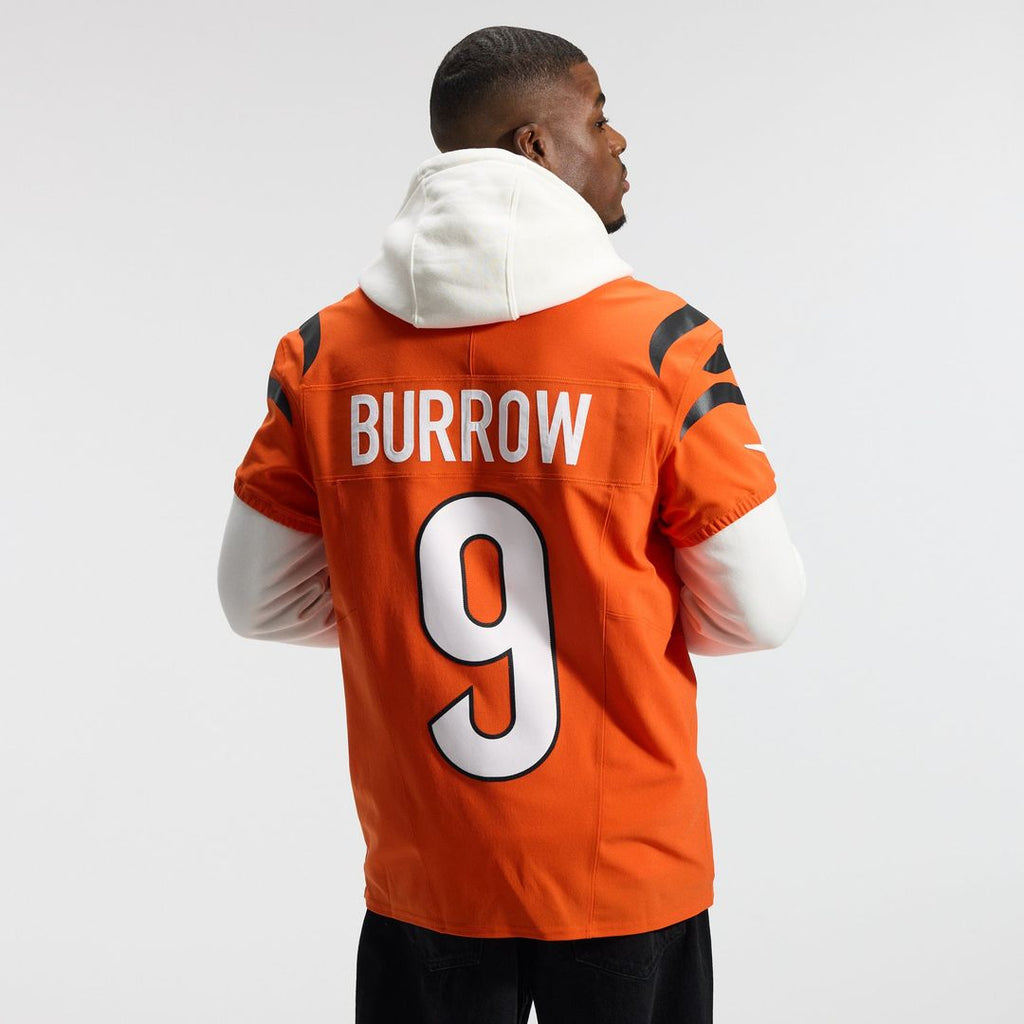 Cincinnati Bengals Joe Burrow Nike Team Vapor F.U.S.E. Elite Jersey - Orange