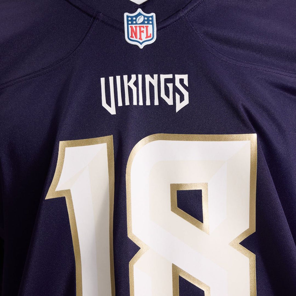 Minnesota Vikings Justin Jefferson Nike 2026 Rivalries Collection Game Jersey - Purple