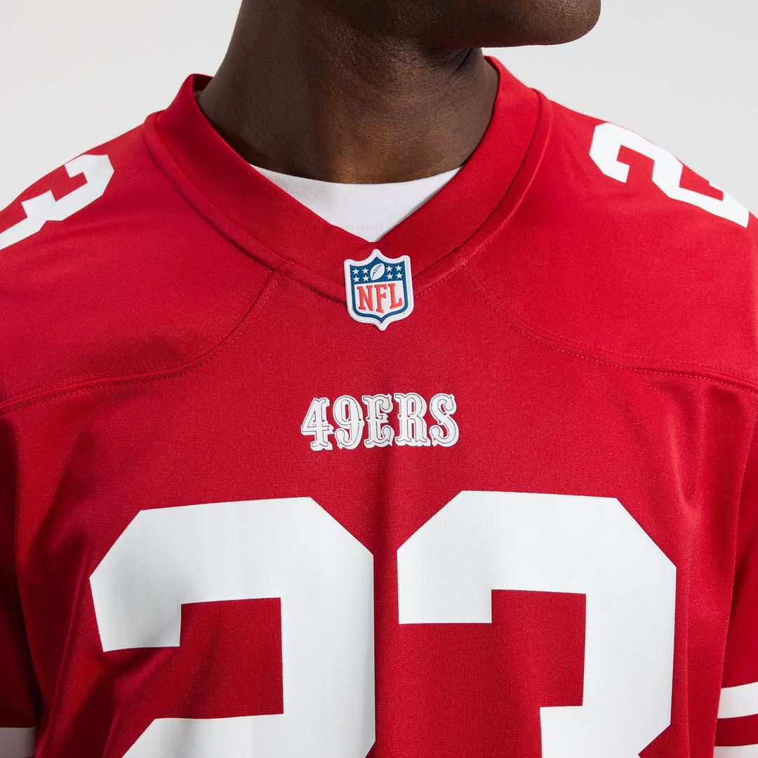 San Francisco 49ers Christian McCaffrey Nike Game Player Jersey - White