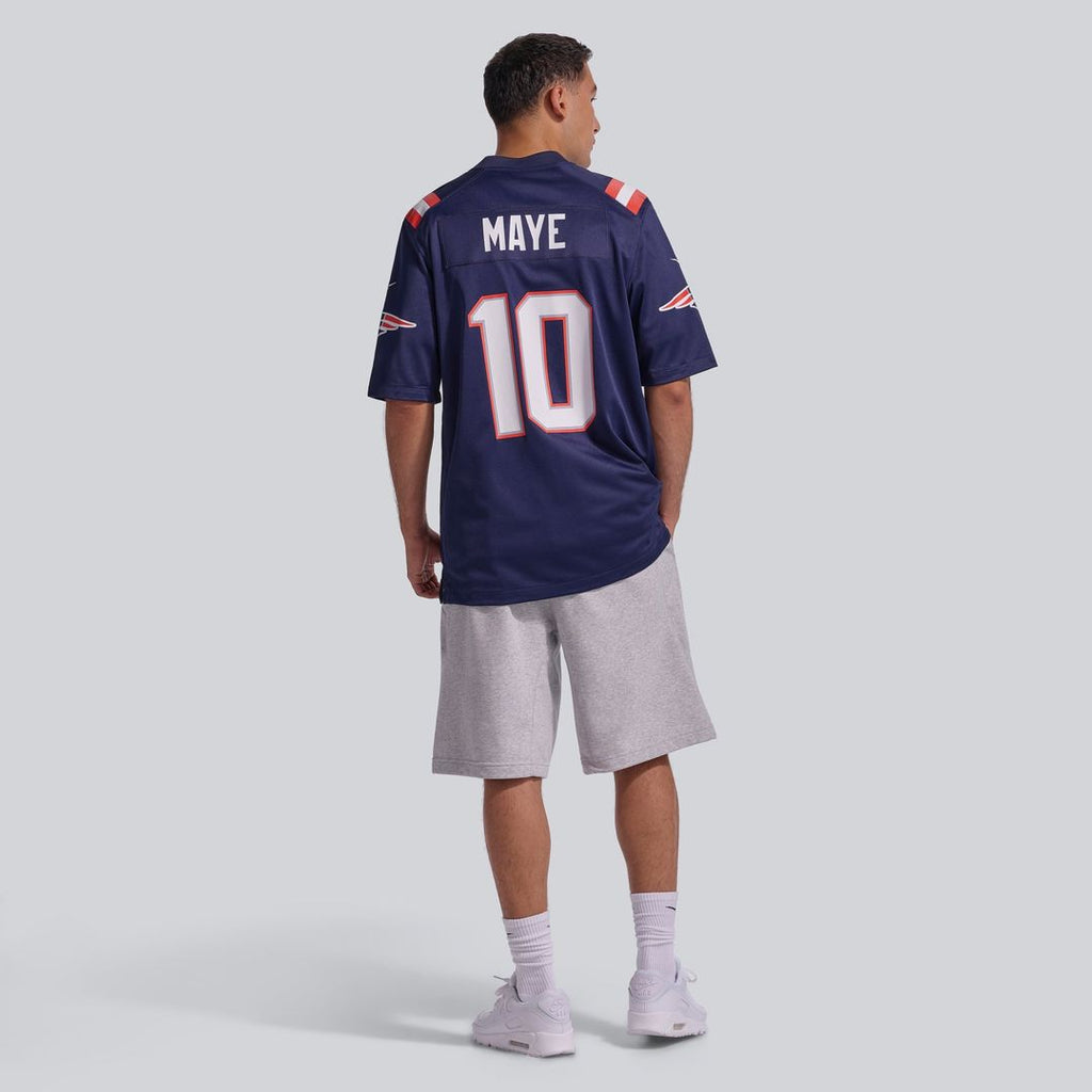 New England Patriots Drake Maye Nike Player Game Jersey - Navy
