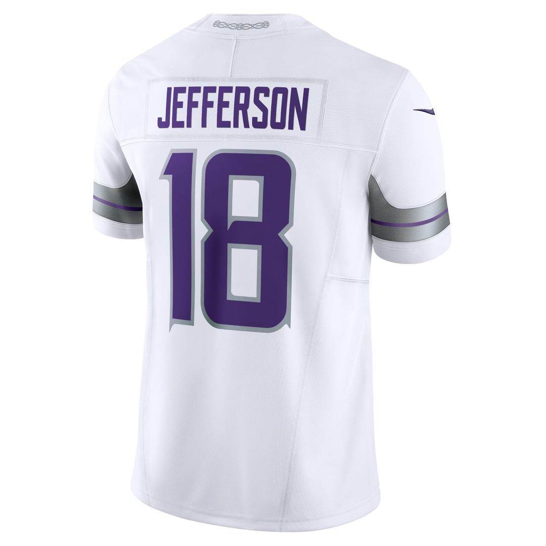 Minnesota Vikings Justin Jefferson Nike Alternate Vapor F.U.S.E. Limited Jersey - White