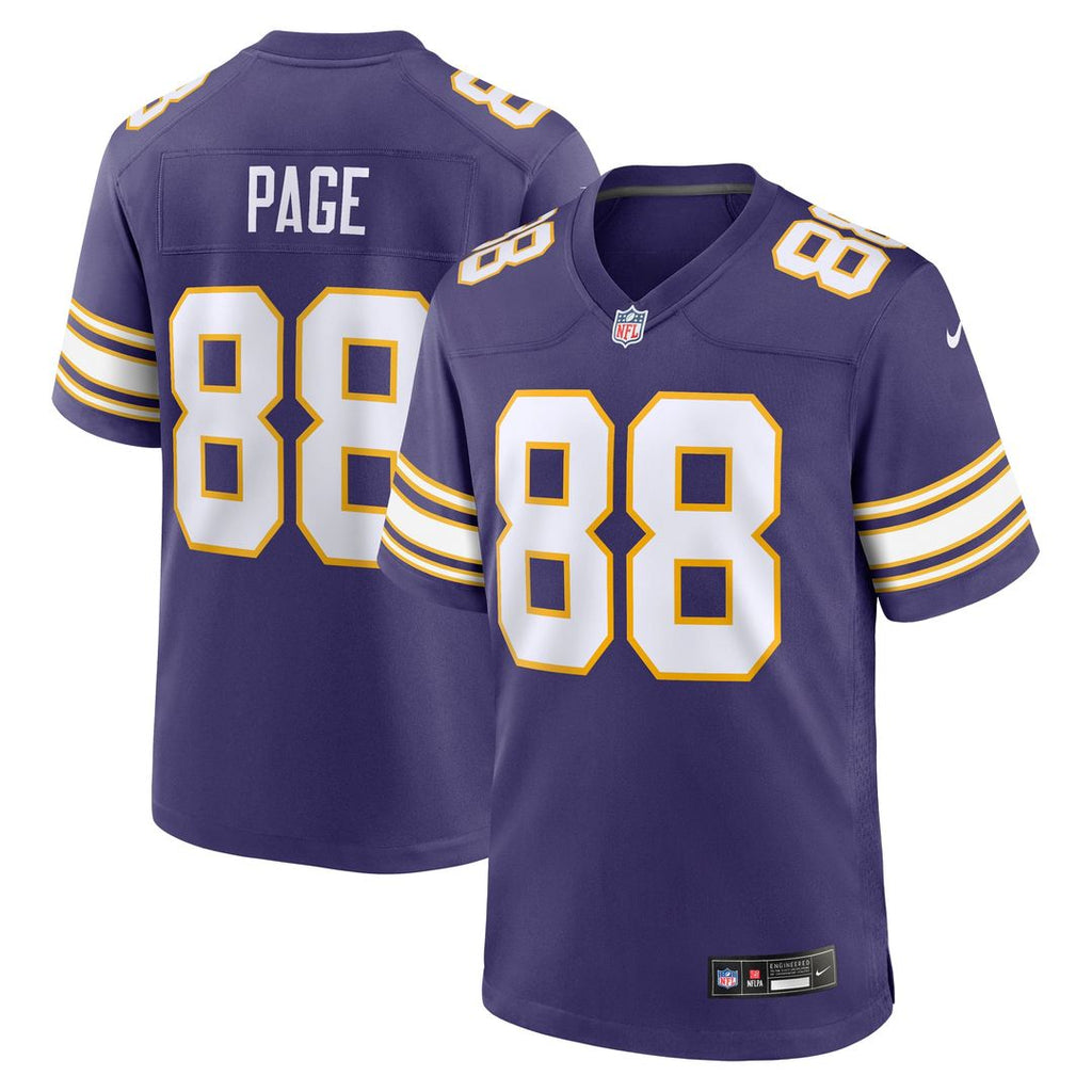 Minnesota Vikings Alan Page Nike Retired Player Alternate Game Jersey - Purple