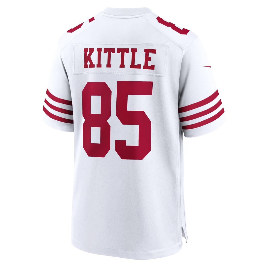 San Francisco 49ers George Kittle Nike Player Game Jersey - White