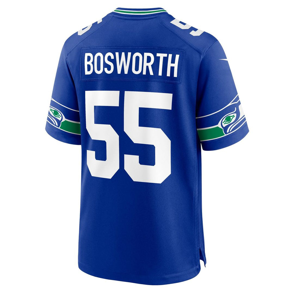 Seattle Seahawks Brian Bosworth Nike Retired Player Alternate Game Jersey - Royal