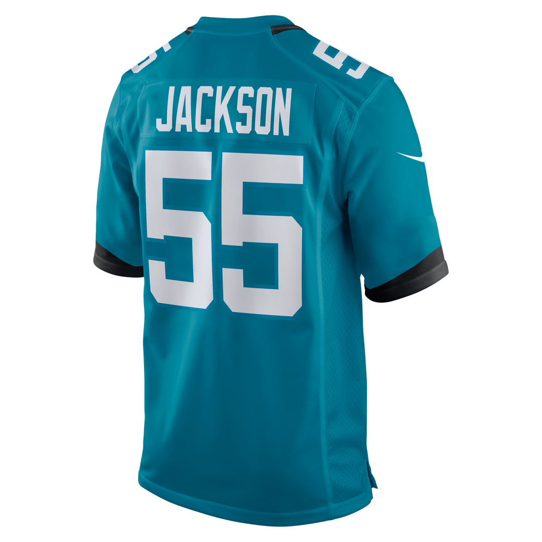Jacksonville Jaguars Dequan Jackson Nike Game Jersey - Teal