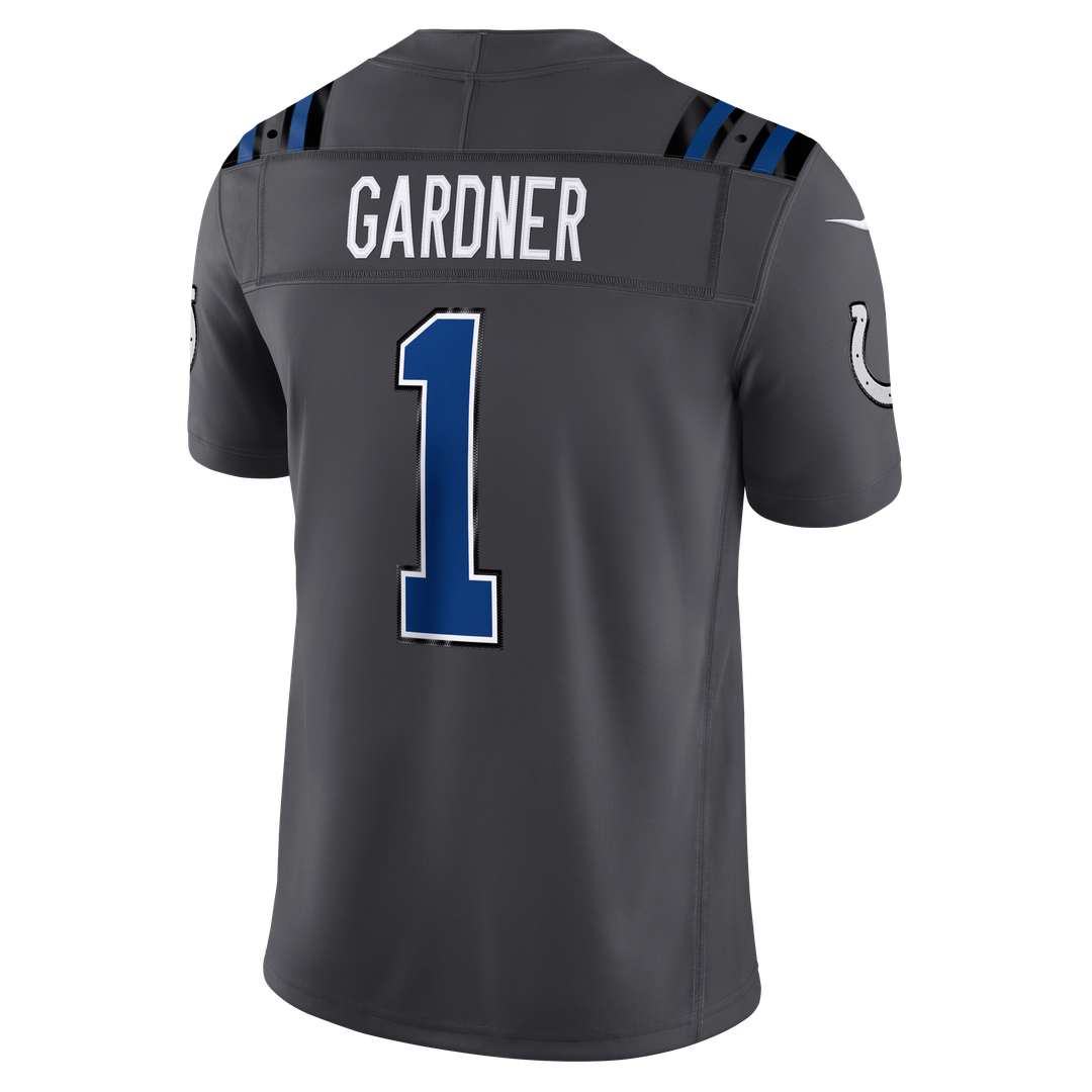 Indianapolis Colts Ahmad Sauce Gardner Nike 2026 Rivalries Collection Stitched Limited Jersey - Anthracite