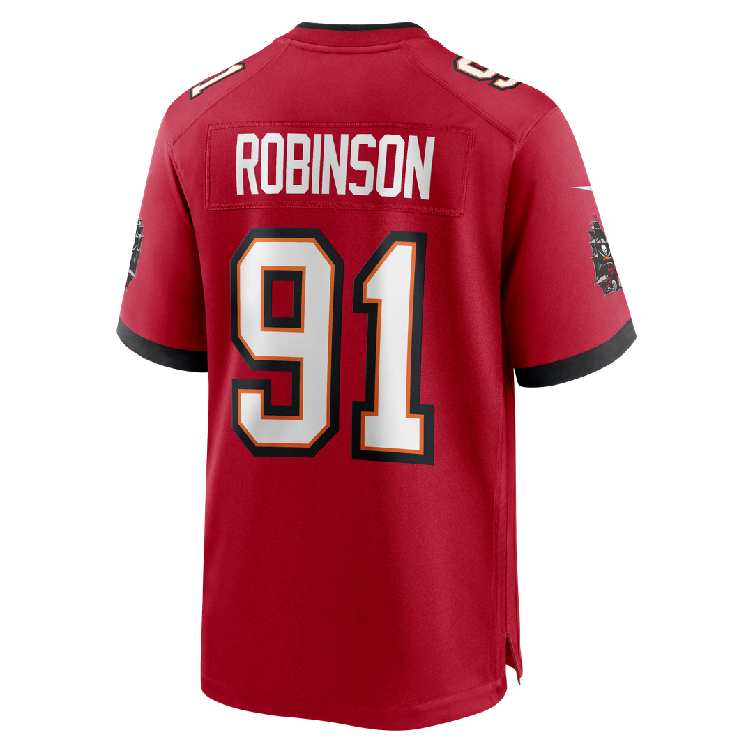 Tampa Bay Buccaneers A'Shawn Robinson Nike Team Game Jersey - Red