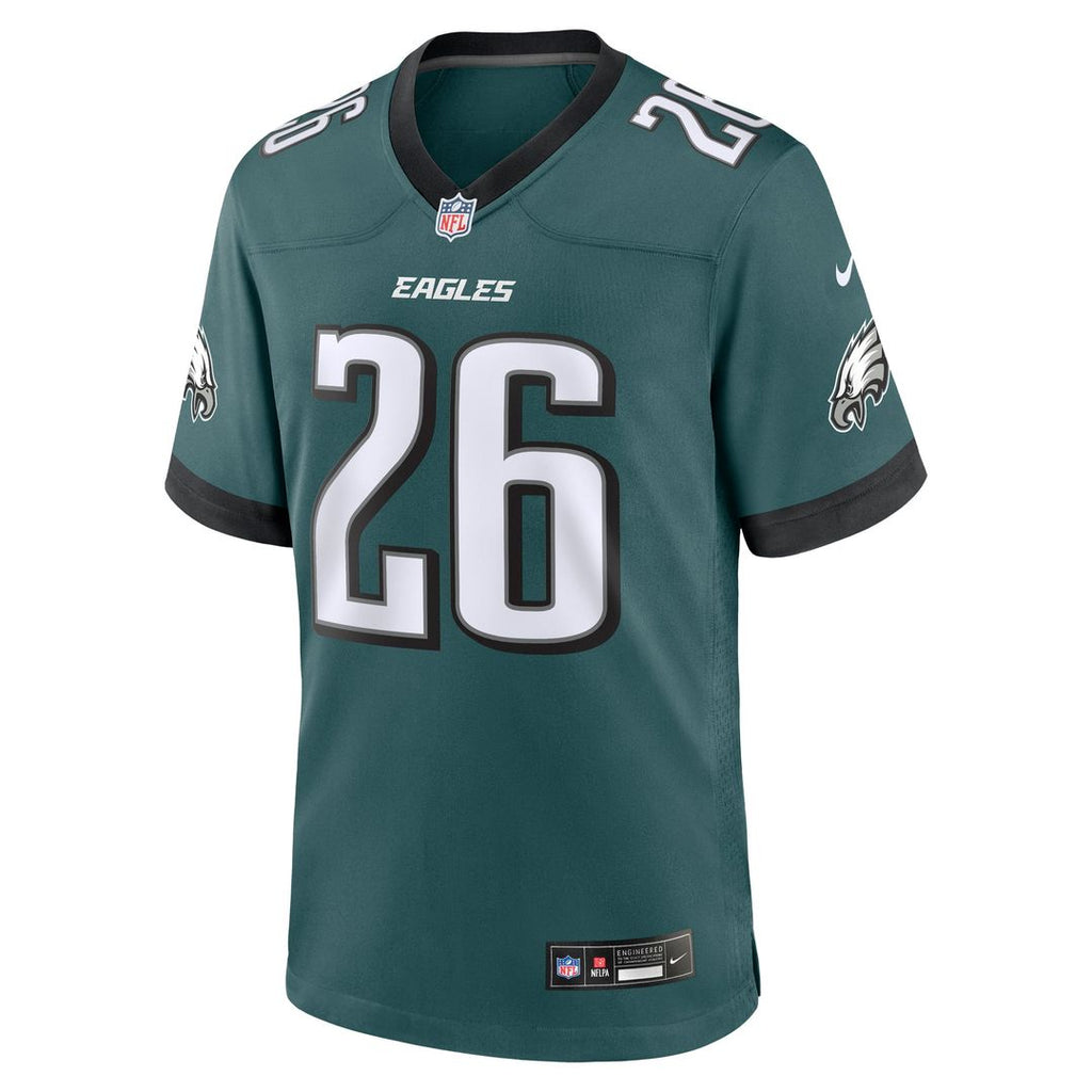 Philadelphia Eagles Saquon Barkley Nike Alternate Game Jersey - Black