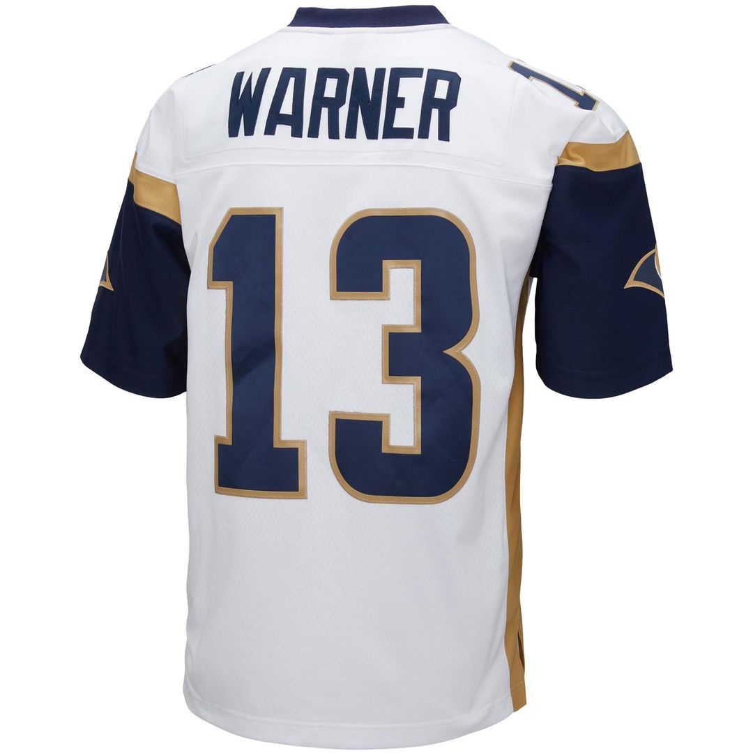 Los Angeles Rams Kurt Warner Mitchell & Ness Big & Tall 2001 Retired Player Replica Jersey - White