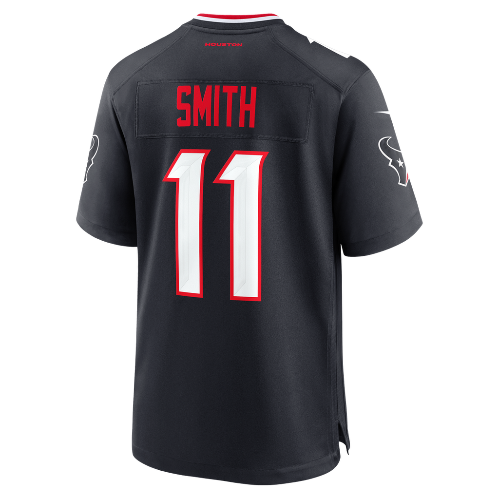 Houston Texans Tremon Smith Nike Team Game Jersey - Navy