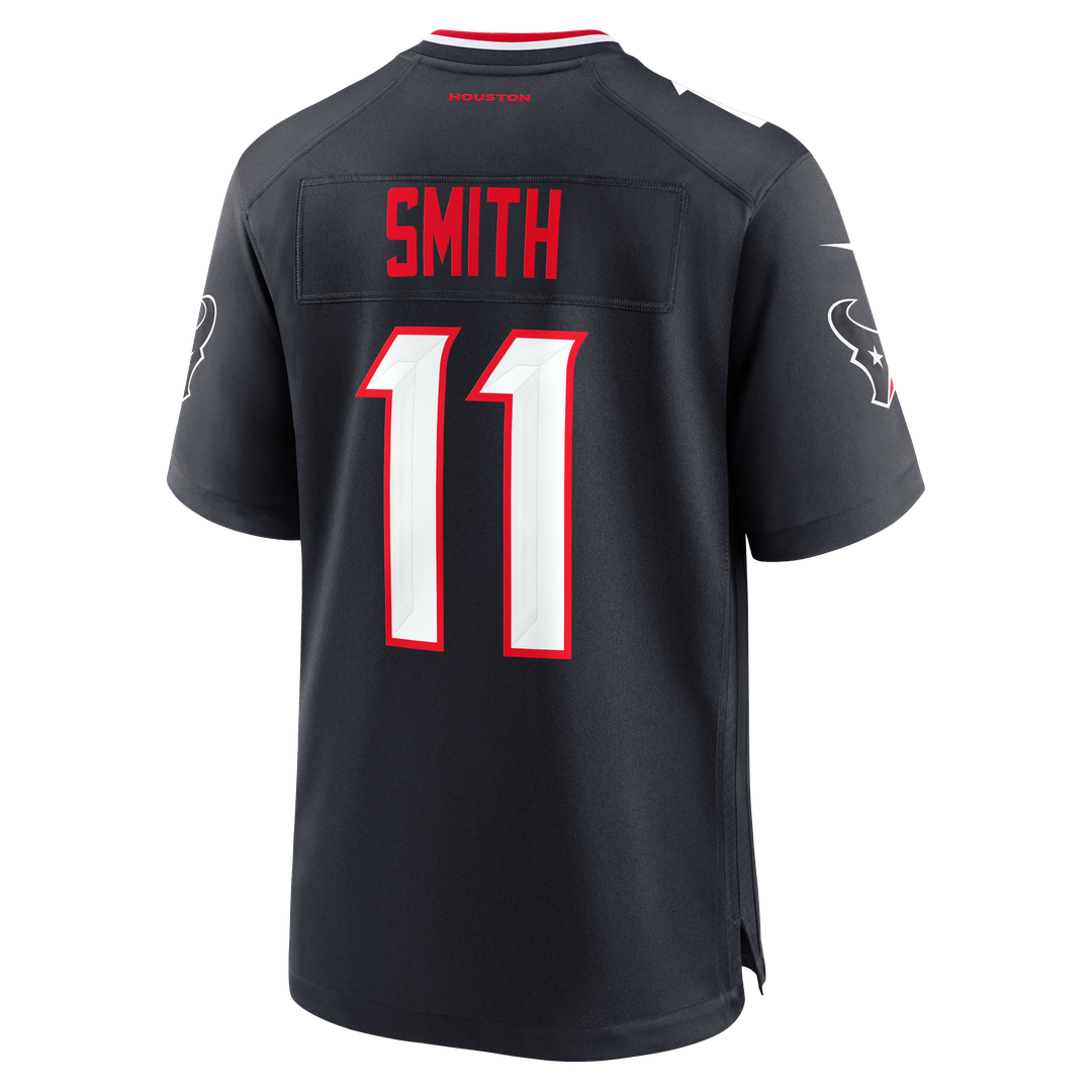 Houston Texans Tremon Smith Nike Team Game Jersey - Navy