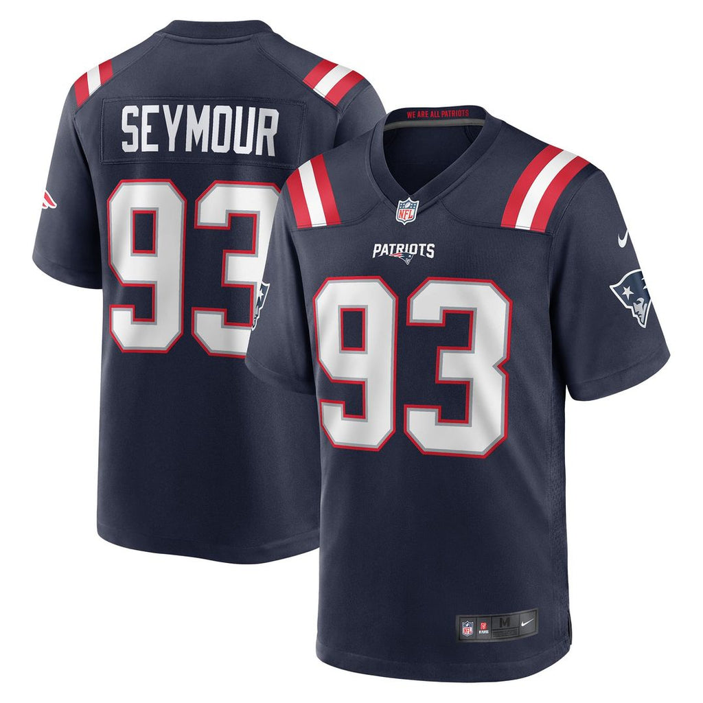 New England Patriots Richard Seymour Nike Retired Player Game Jersey - Navy