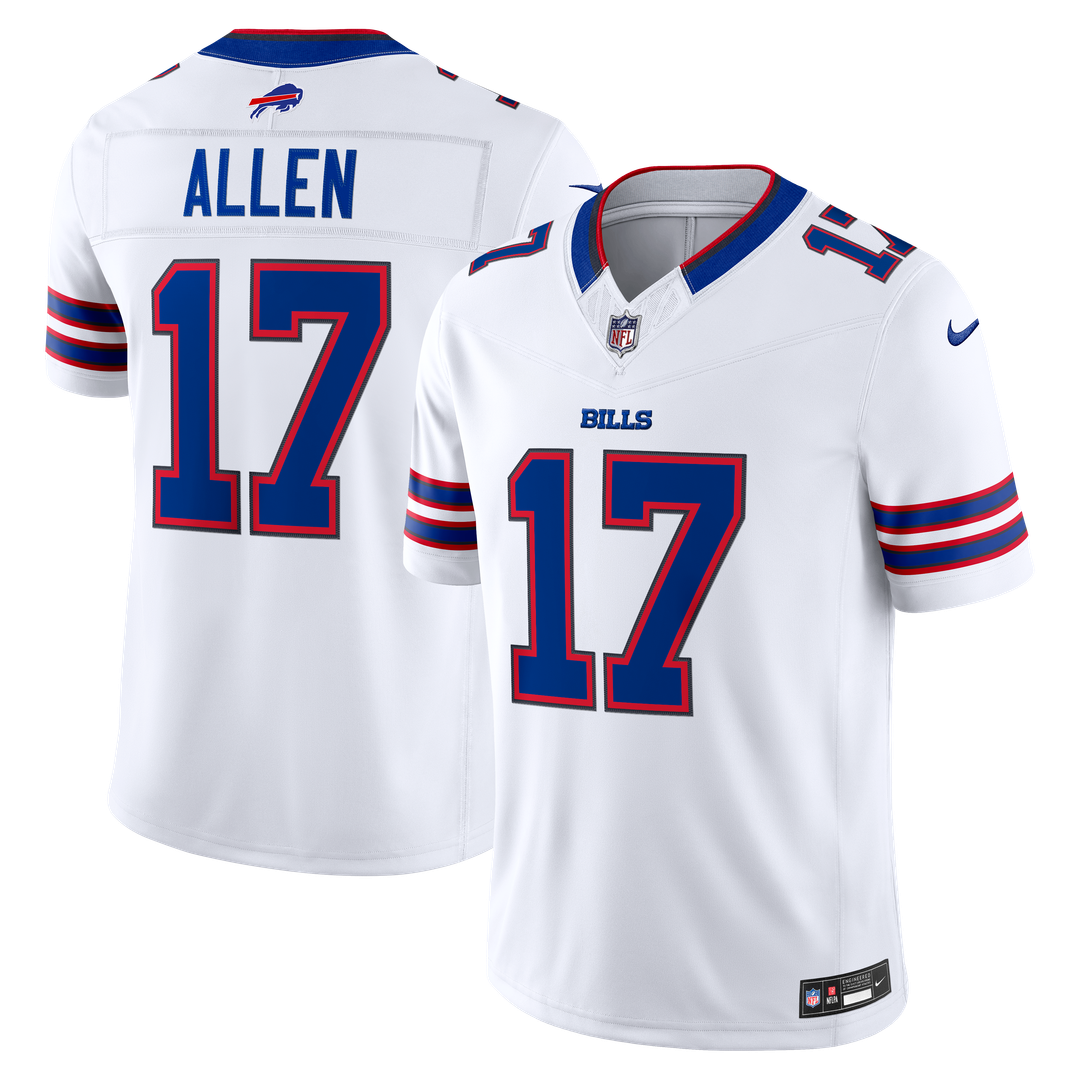 Buffalo Bills Josh Allen Nike Alternate Vapor F.U.S.E. Stitched Limited Jersey - Red