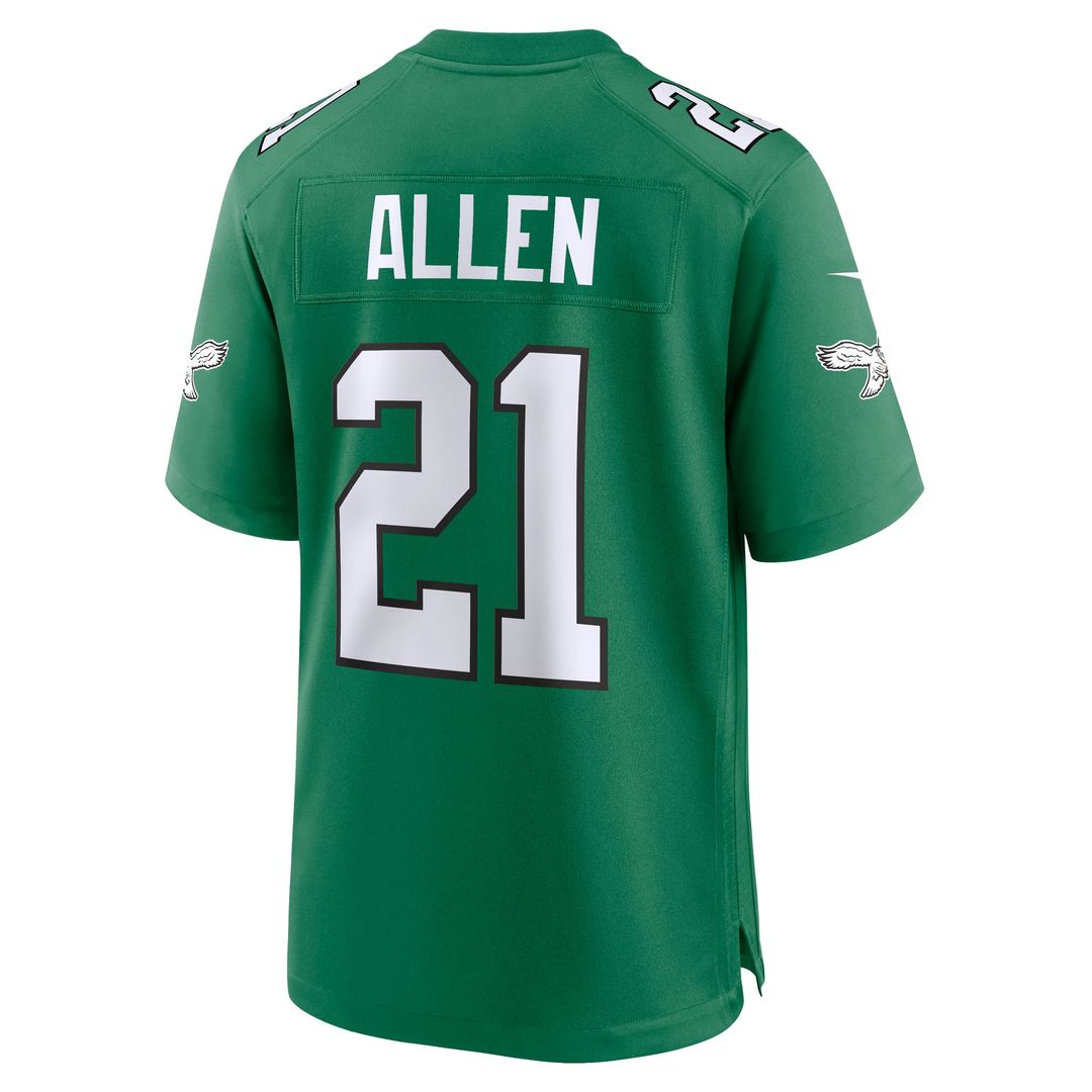 Philadelphia Eagles Eric Allen Nike Retired Player Alternate Game Jersey - Kelly Green