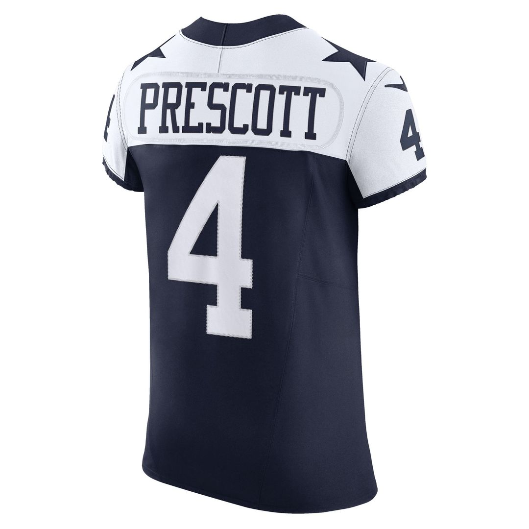 Dallas Cowboys Dak Prescott Nike Alternate Vapor F.U.S.E. Elite Jersey - Navy