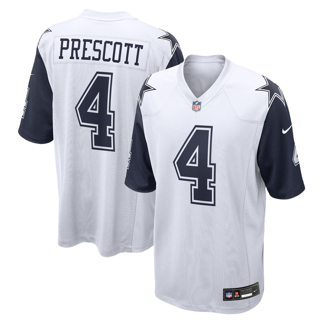 Dallas Cowboys Dak Prescott Nike Alternate Game Team Jersey - Navy