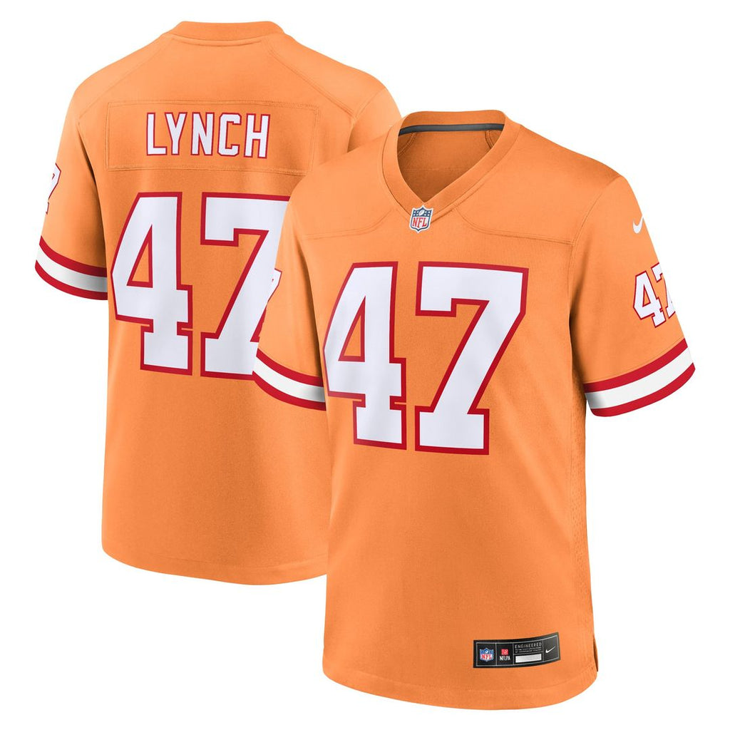 Tampa Bay Buccaneers John Lynch Nike Throwback Game Jersey - Orange