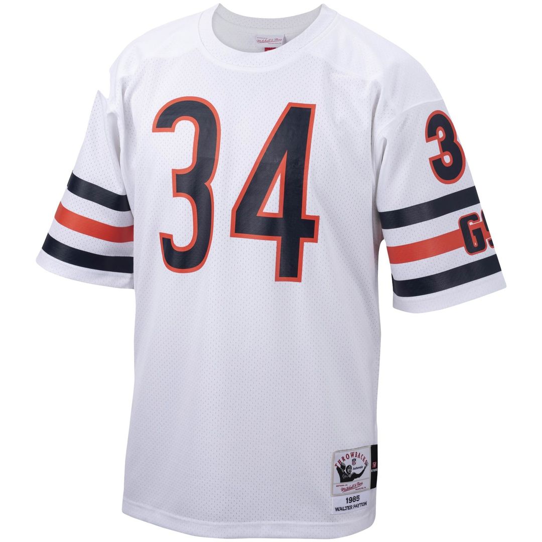 Chicago Bears Walter Payton Mitchell & Ness Big & Tall 1985 Retired Player Replica Jersey - White