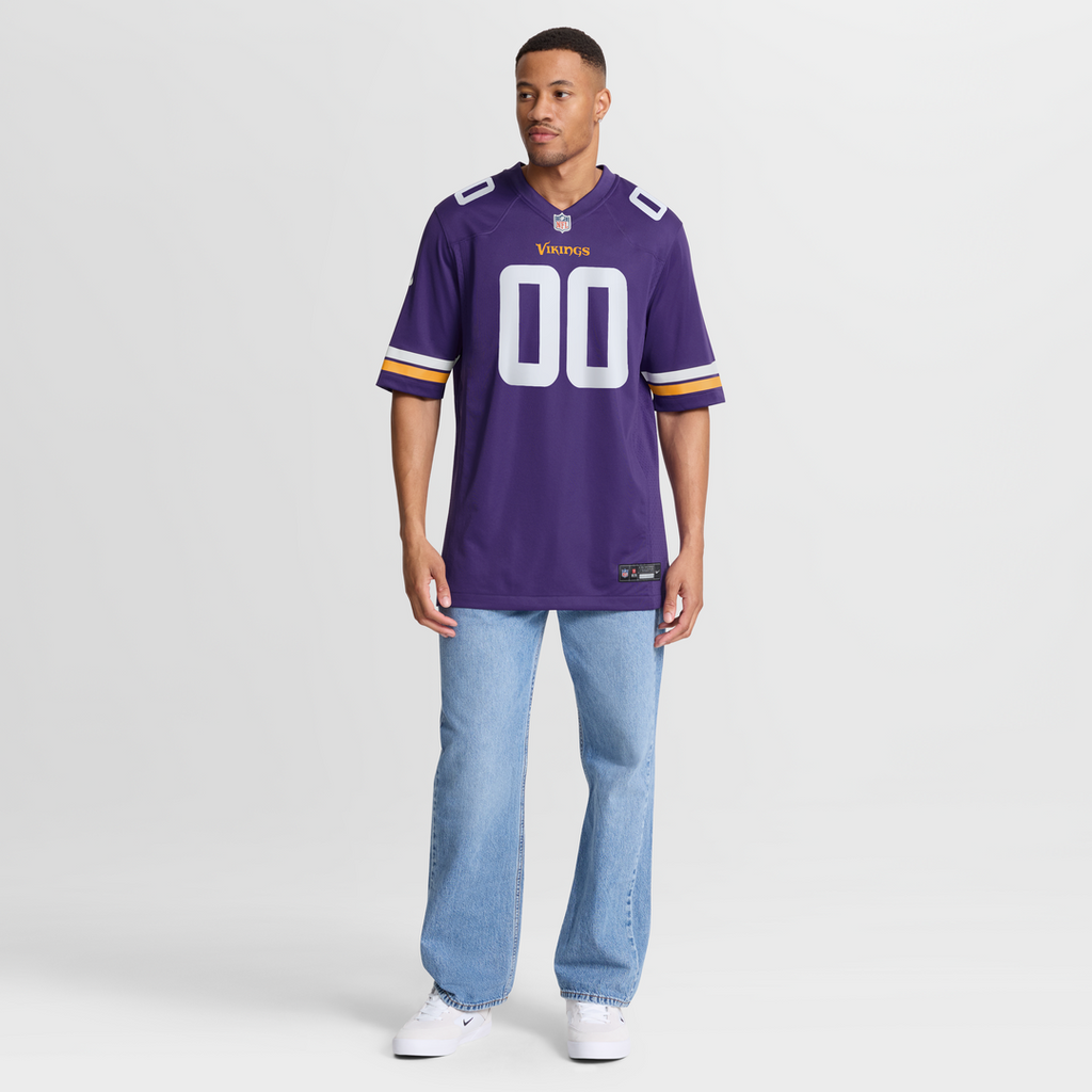 Minnesota Vikings Nike Custom Game Jersey - Purple