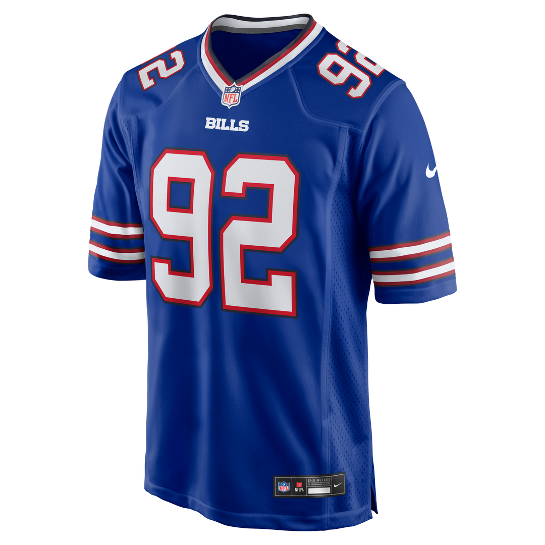 Buffalo Bills DaQuan Jones Nike Game Player Jersey - Royal