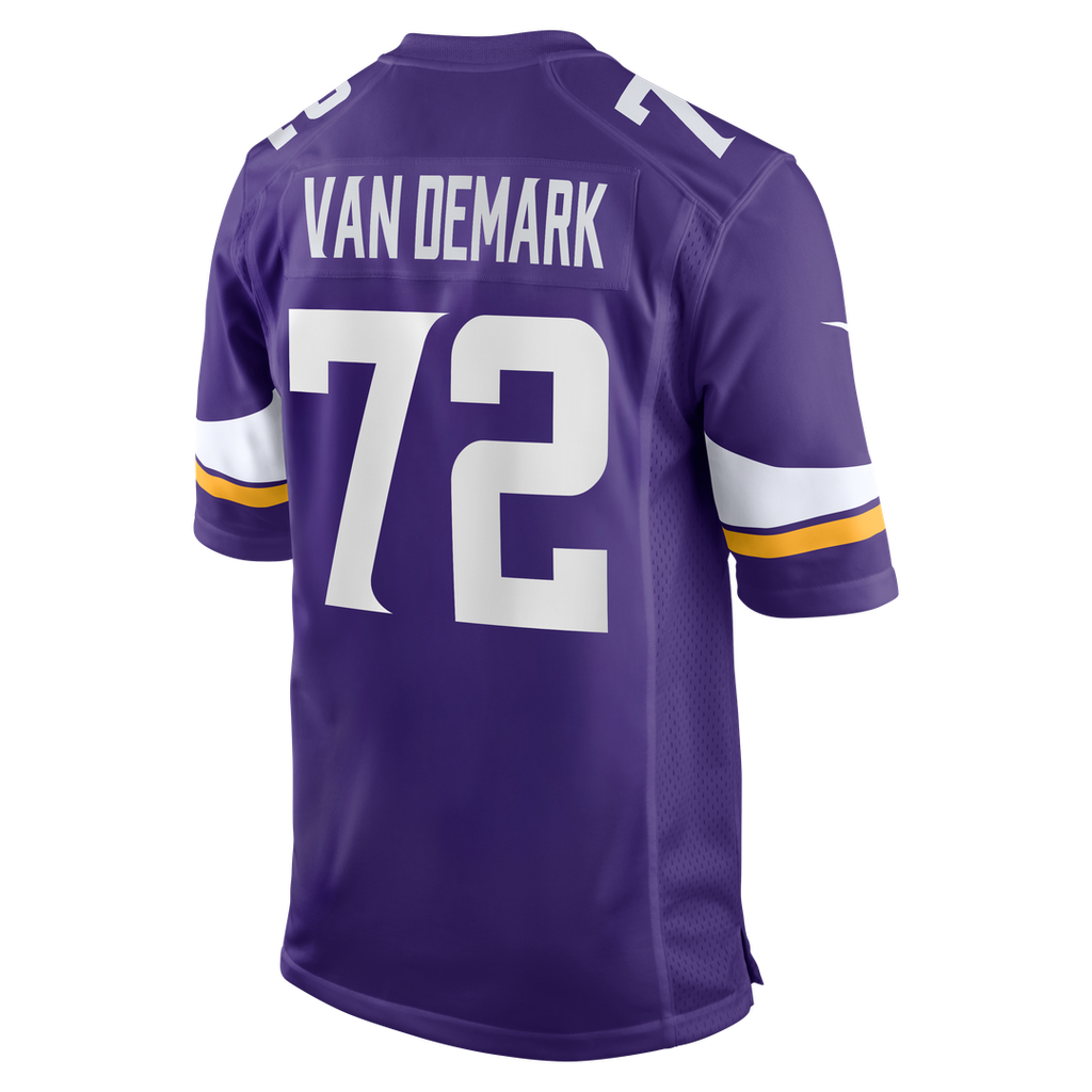 Minnesota Vikings Ryan Van Demark Nike Team Game Jersey - Purple
