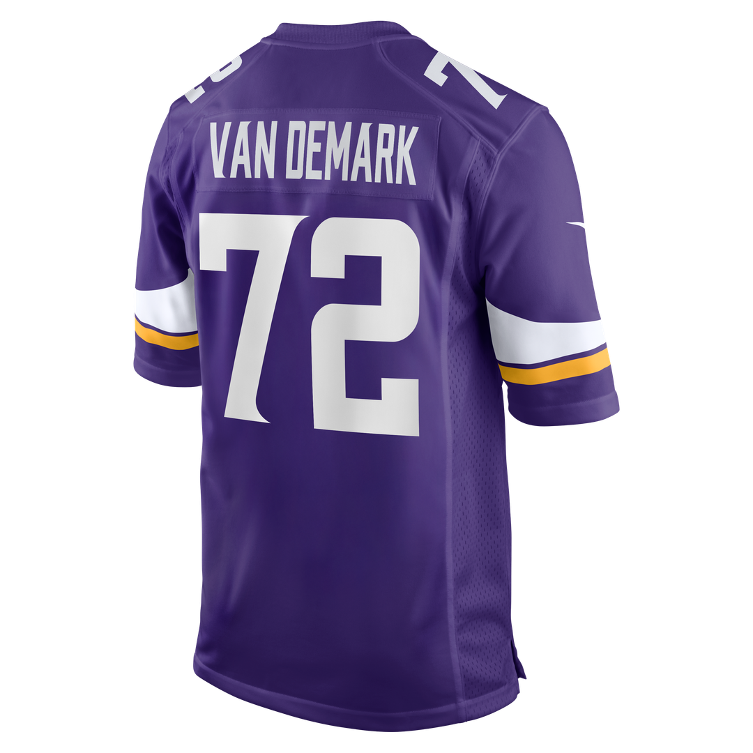 Minnesota Vikings Ryan Van Demark Nike Team Game Jersey - Purple