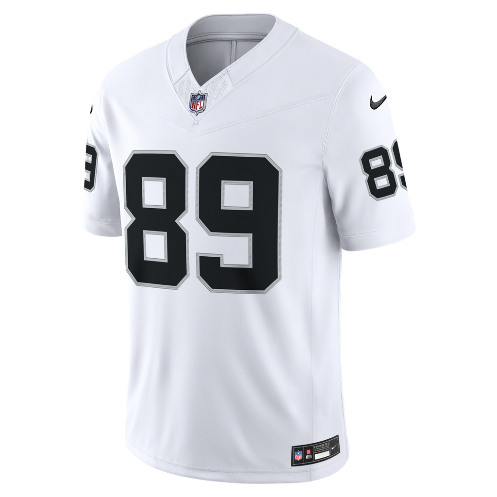 Las Vegas Raiders Brock Bowers Nike Vapor F.U.S.E. Stitched Limited Jersey - White
