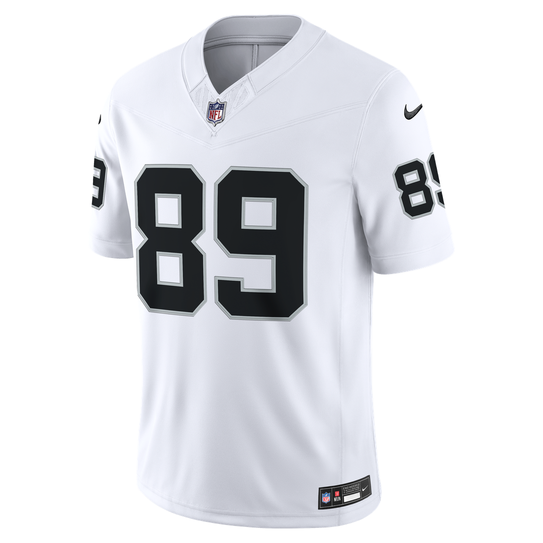 Las Vegas Raiders Brock Bowers Nike Vapor F.U.S.E. Stitched Limited Jersey - White