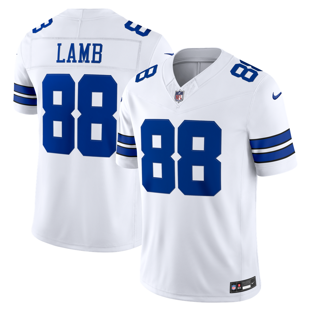 Dallas Cowboys CeeDee Lamb Nike Vapor F.U.S.E. Stitched Limited Jersey - White