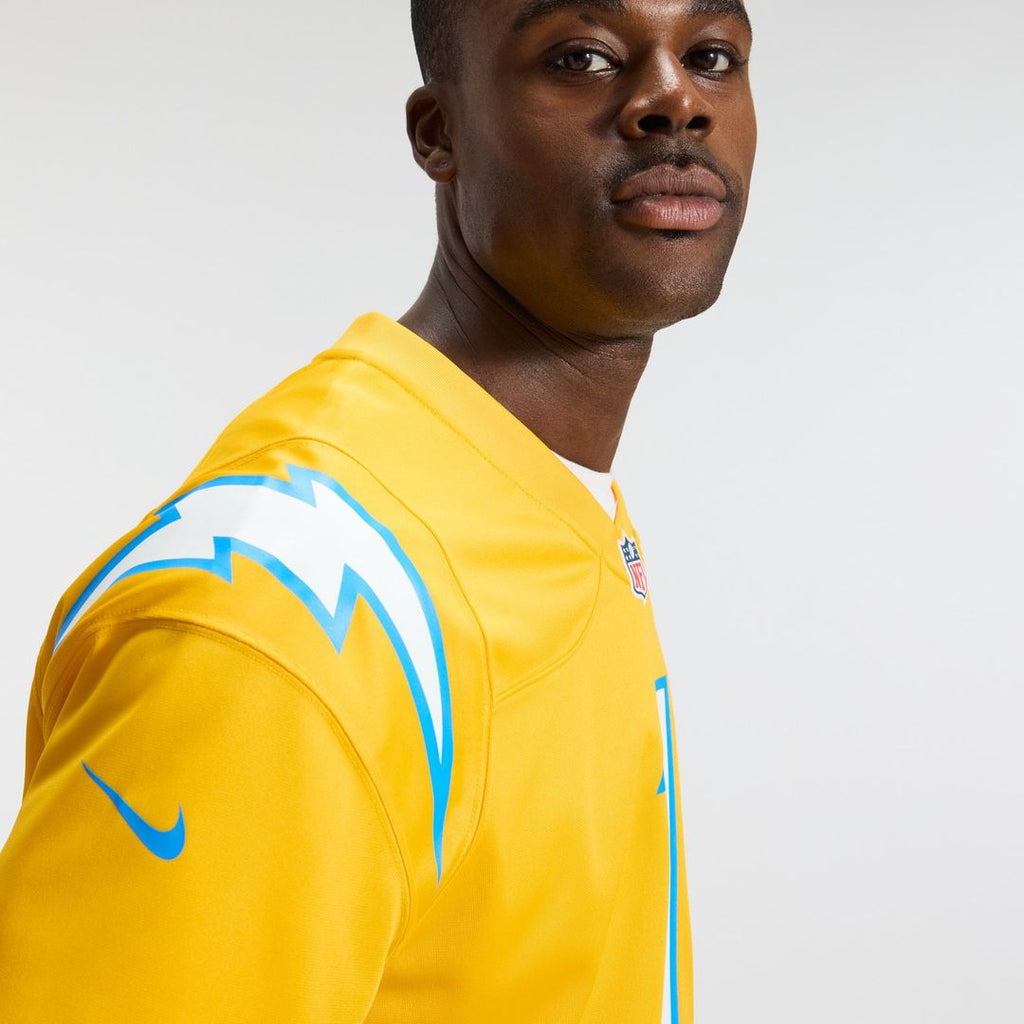 Los Angeles Chargers Quentin Johnston Nike Alternate Super Chargers Game Player Jersey - Navy