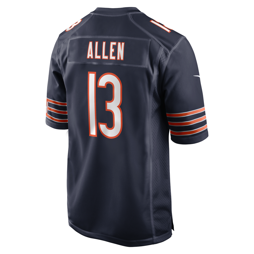 Chicago Bears Keenan Allen Nike Team Game Jersey - Navy