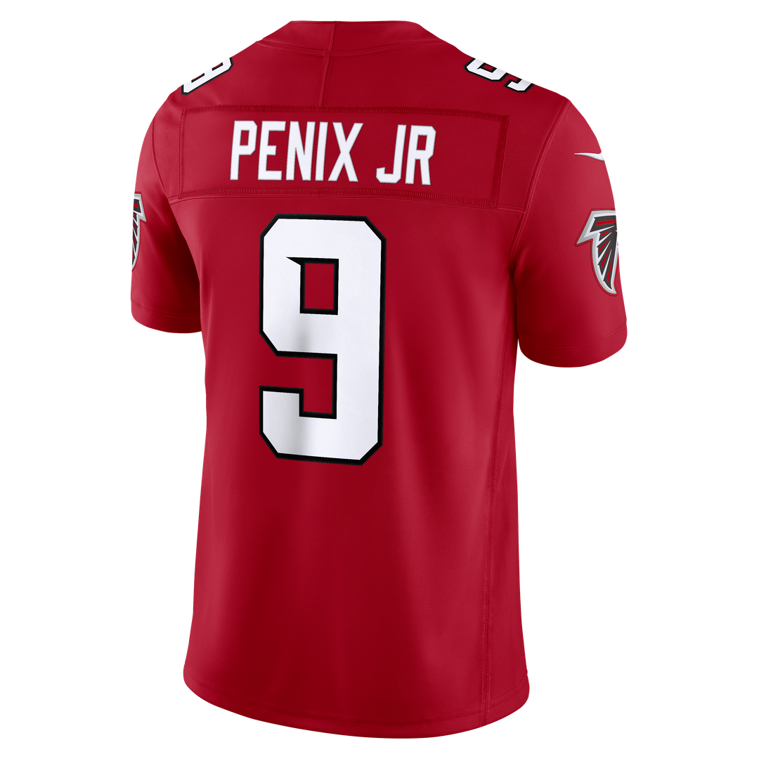 Atlanta Falcons Michael Penix Jr. Nike Alternate Throwback Vapor F.U.S.E. Stitched Limited Jersey - Black