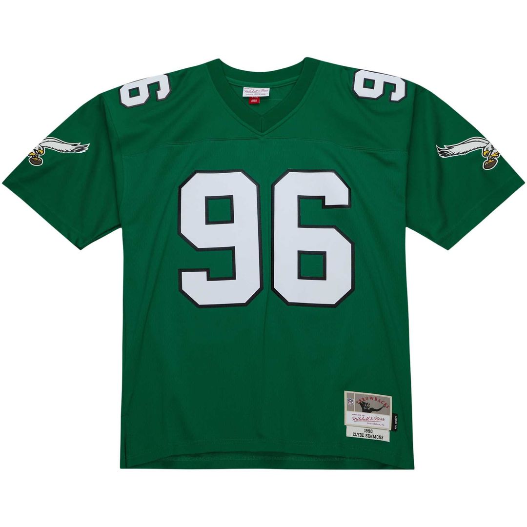 Philadelphia Eagles Clyde Simmons Mitchell & Ness Legacy Replica Jersey - Kelly Green