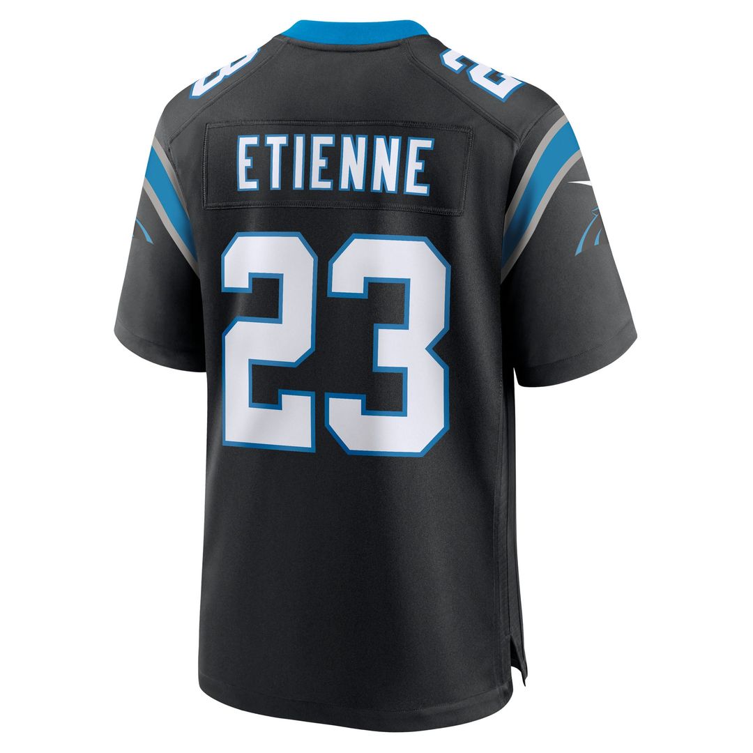 Carolina Panthers Trevor Etienne Nike Team Game Jersey - Black