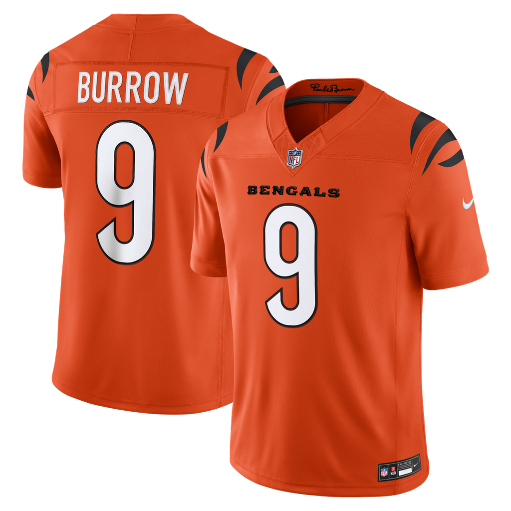 Cincinnati Bengals Joe Burrow Nike Vapor F.U.S.E. Stitched Limited Jersey - White