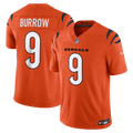 Cincinnati Bengals Joe Burrow Nike Alternate Vapor F.U.S.E. Stitched Limited Jersey - Orange