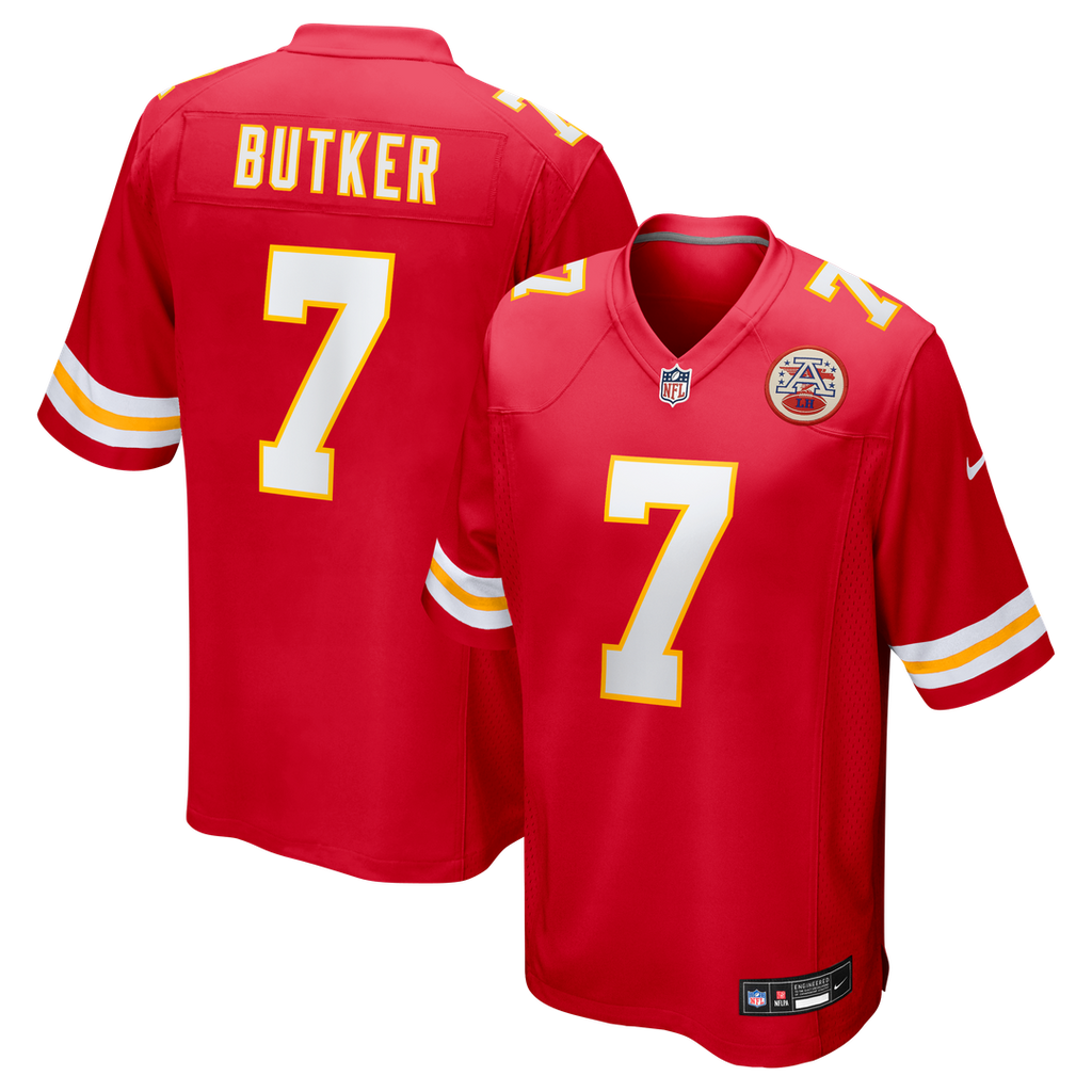 Kansas City Chiefs Harrison Butker Nike Game Jersey - Red
