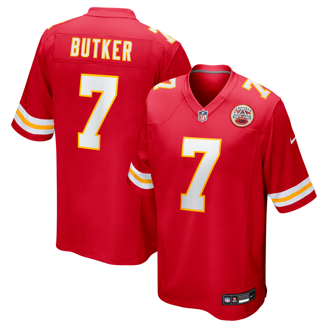 Kansas City Chiefs Harrison Butker Nike Game Jersey - Red