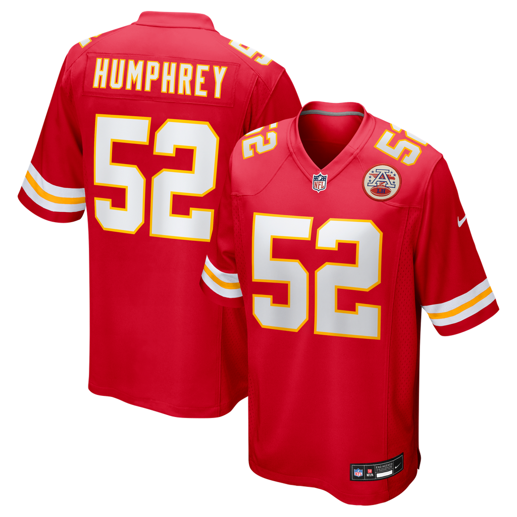 Kansas City Chiefs Creed Humphrey Nike Game Jersey - Red