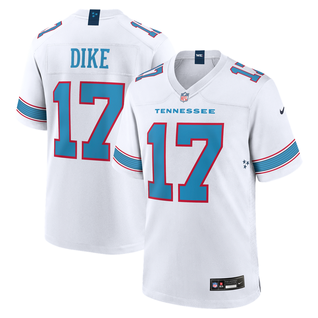Tennessee Titans Chimere Dike Nike Game Jersey - White