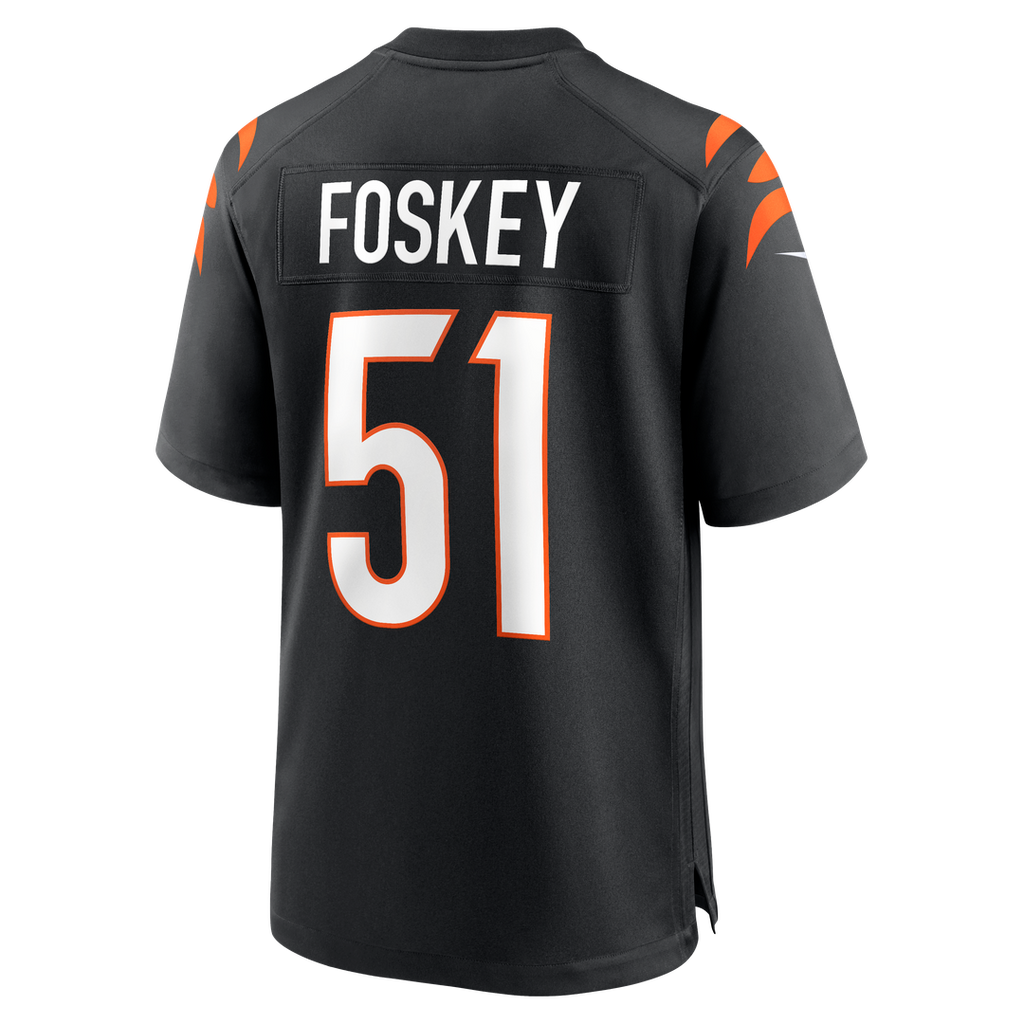 Cincinnati Bengals Isaiah Foskey Nike Team Game Jersey - Black