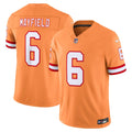 Tampa Bay Buccaneers Baker Mayfield Nike Alternate Vapor F.U.S.E. Stitched Limited Jersey - Creamsicle