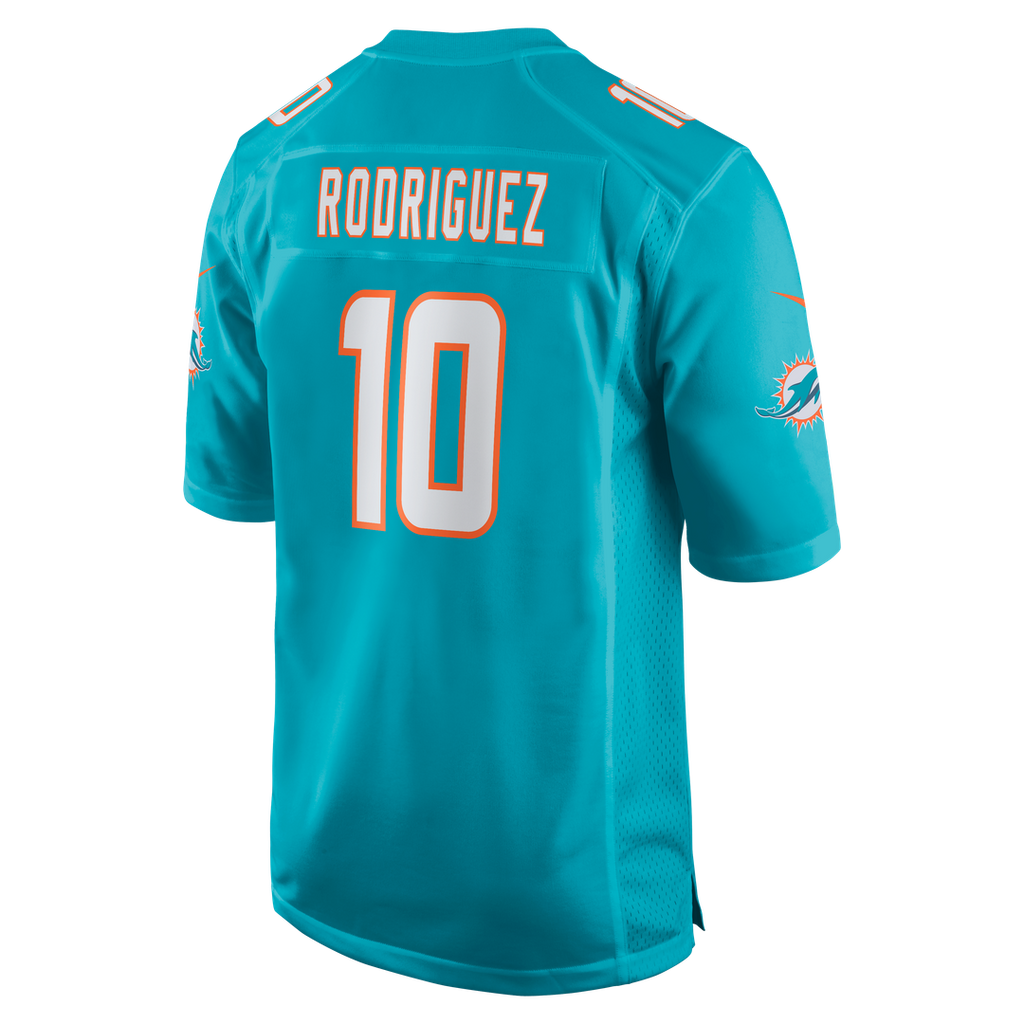 Miami Dolphins Jacob Rodriguez Nike Game Jersey - Aqua