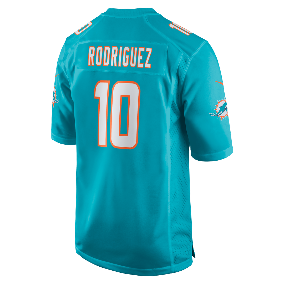 Miami Dolphins Jacob Rodriguez Nike Game Jersey - Aqua