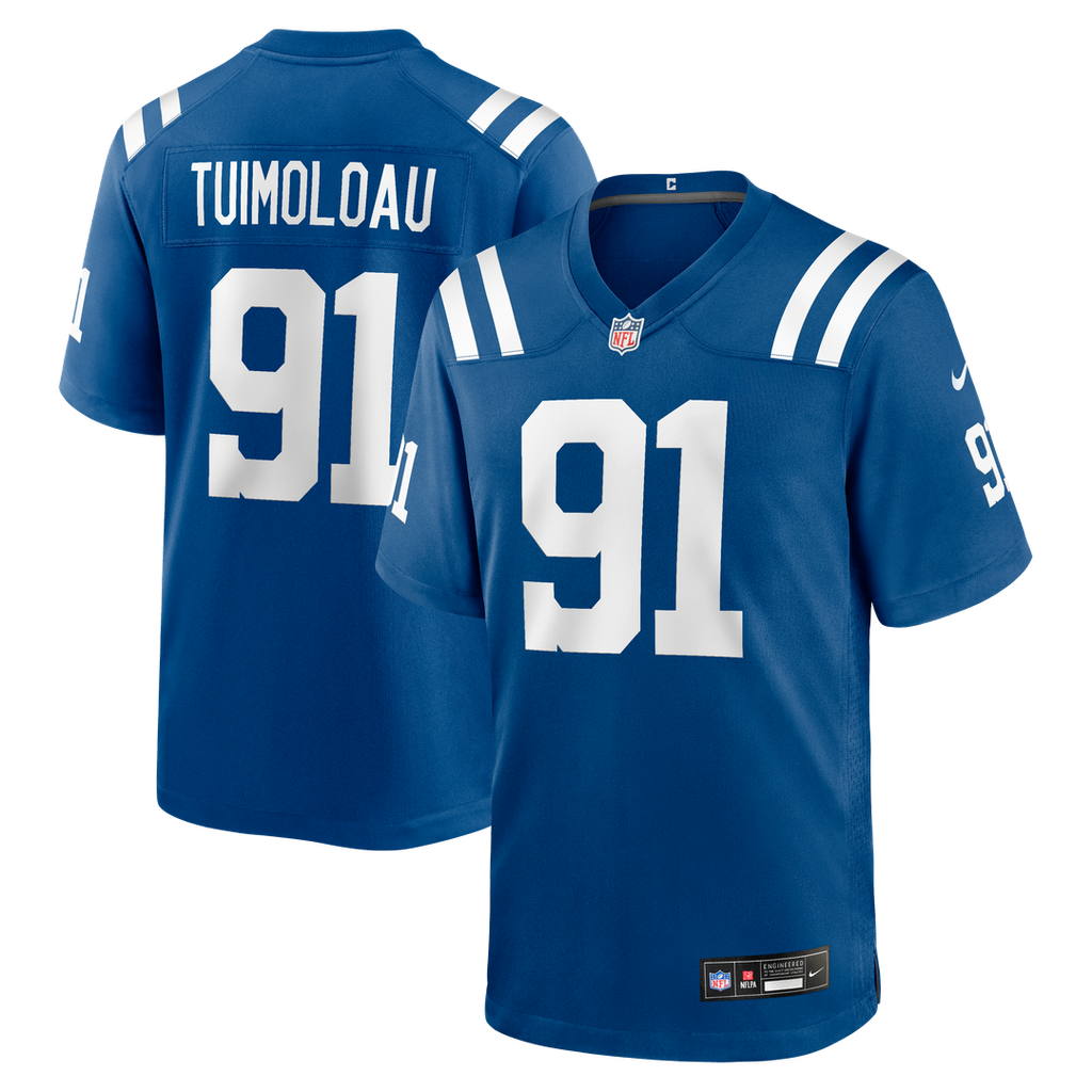 Indianapolis Colts JT Tuimoloau Nike Team Game Jersey - Royal