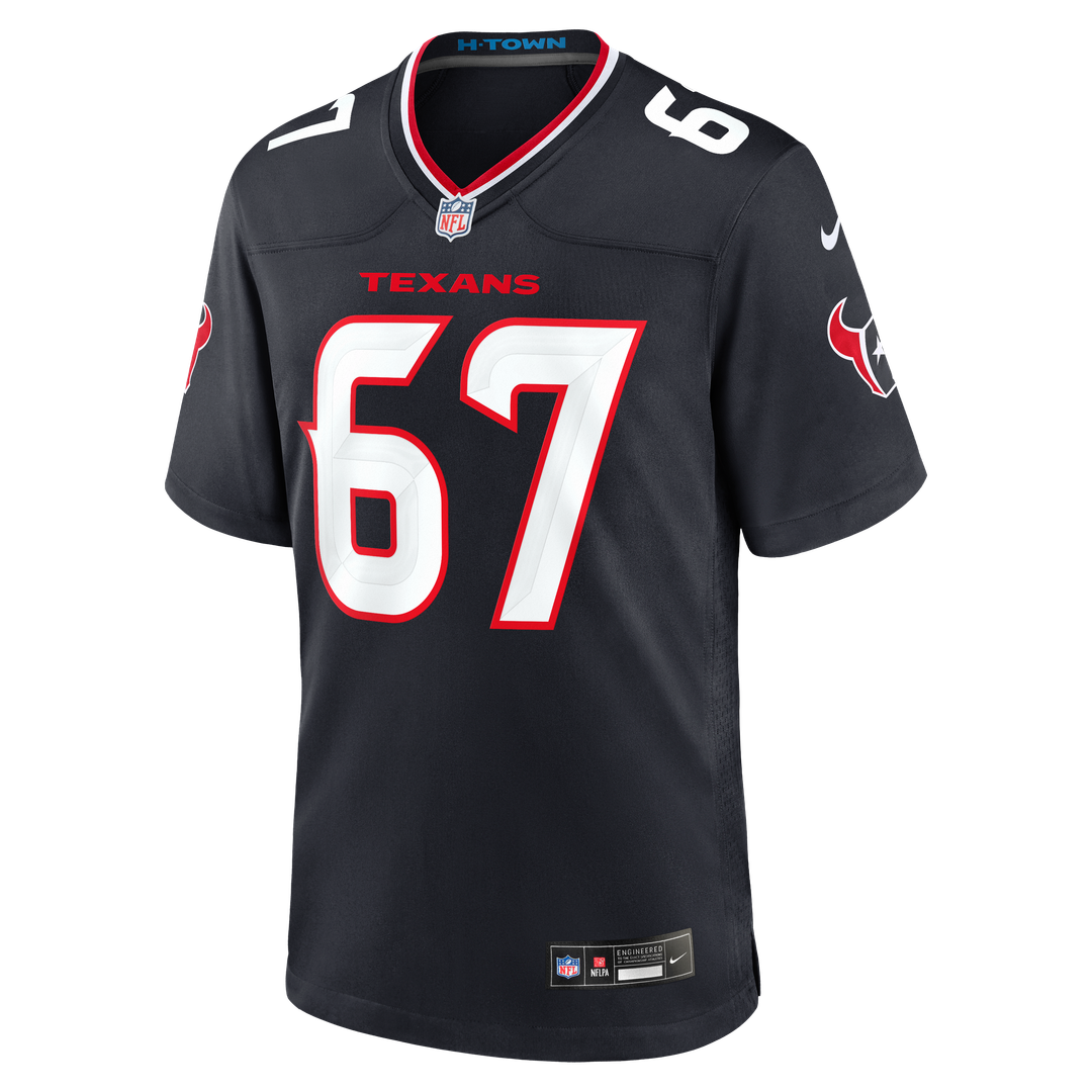 Houston Texans Evan Brown Nike Team Game Jersey - Navy
