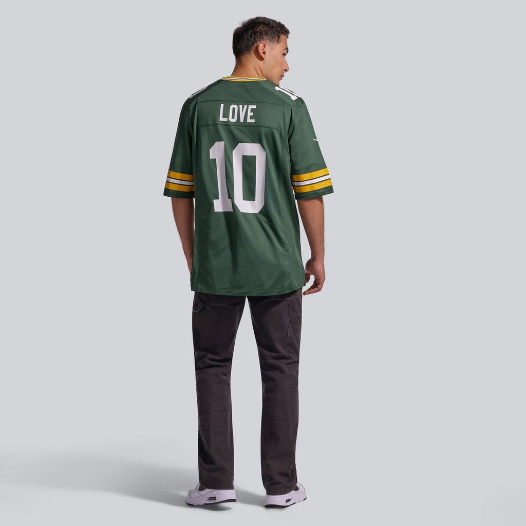 Green Bay Packers Jordan Love Nike Game Jersey - White