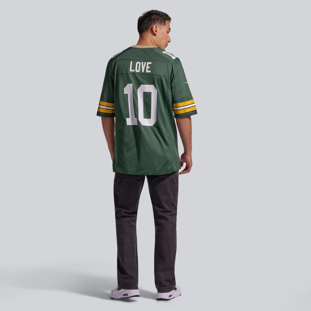 Green Bay Packers Jordan Love Nike Game Jersey - White