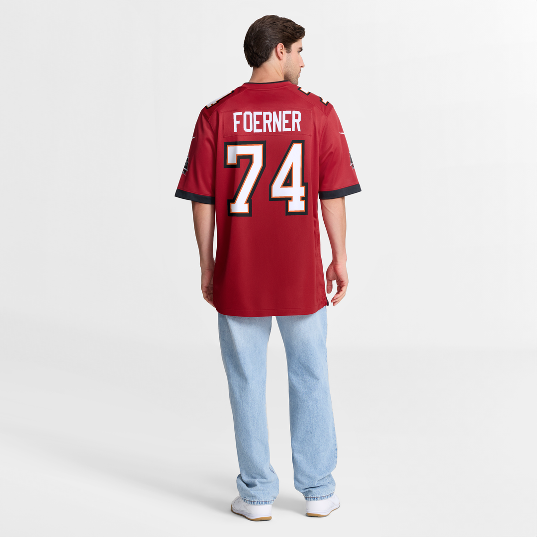 Tampa Bay Buccaneers Marshall Foerner Nike Team Game Jersey - Red